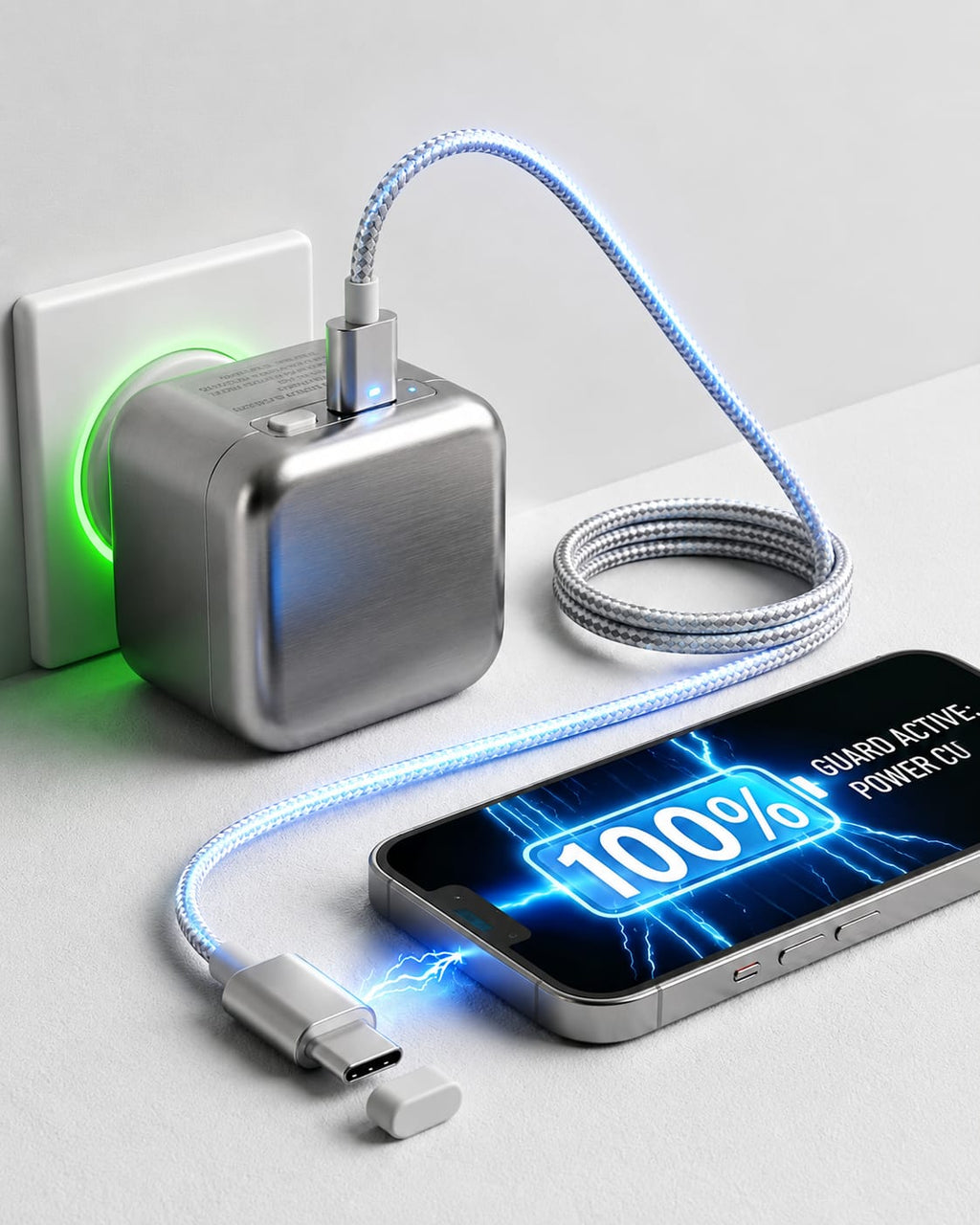 Smart Charger Adapter Auto Power Disconnector Guard Every Mobile