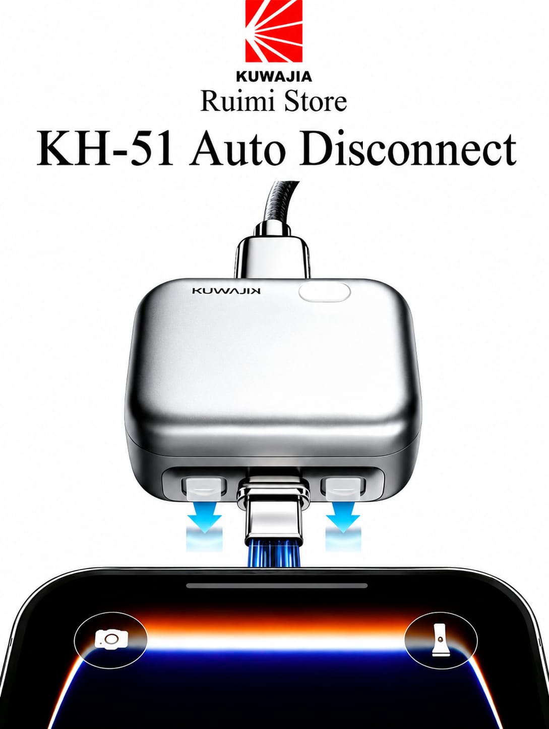Smart Charger Adapter Auto Power Disconnector Guard Every Mobile